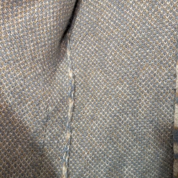 Davi & Dani Leopard Open Front Long Sleeve Cardigan Pockets Shimmer Womens M - Picture 7 of 7